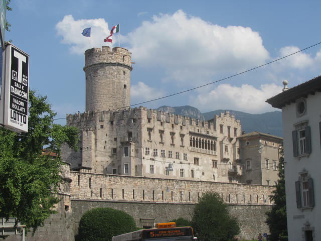 Still standing today Trento's Prince Bishops' Castle 