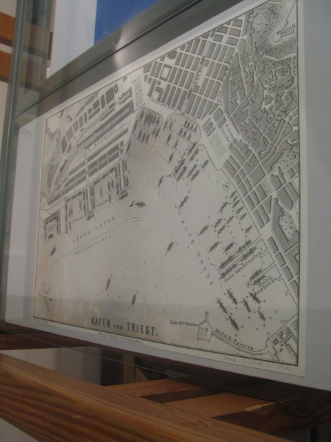 Old 19th Century Map of the Port of Trieste - All rights incl. electr. Culinary Roots and Recipes 2016