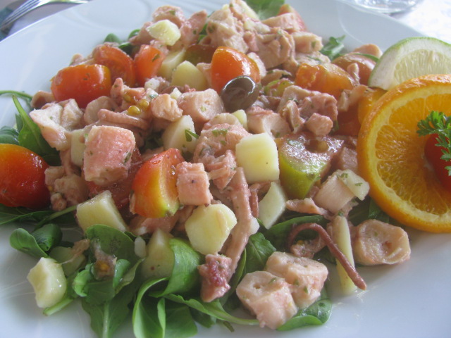 Potato Octopus Salad - A regional classic - All copyrights incl. electr. reserved Culinary Roots and Recipes 2016